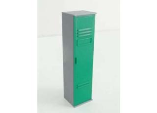 Single locker shelf, grey/green Dioramatoys 1:18