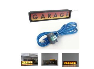 Diorama auto garage decoration - LED sign Garage Dioramatoys 1:18