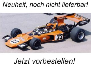 Lotus 72E #33 Eddie Keizan, 1975 South African GP, orange SunStar Metallmodell 1:18  Liefertermin nicht bekannt (nicht vor 2. Quartal 2025)