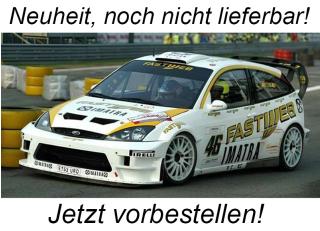 Ford Focus RS WRC 2006  #46 V.Rossi/C.Cassina Monza Rally Show, white/yellow SunStar Metallmodell 1:18 <br> Availability unknown (not before Q2 2025)