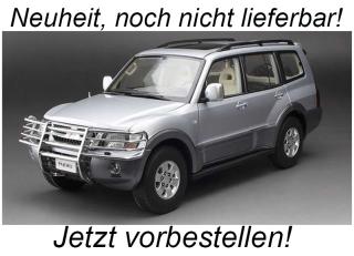 Mitsubishi Pajero V73, cool silver SunStar Metallmodell 1:18<br> Availability unknown (not before Q2 2025)