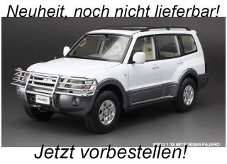 Mitsubishi Pajero V73, white SunStar Metallmodell 1:18<br> Availability unknown (not before Q2 2025)