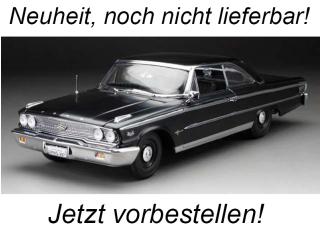 Ford Galaxie 500XL Hardtop 1963  semi-gloss black SunStar Metallmodell 1:18<br> Availability unknown (not before Q3 2025)