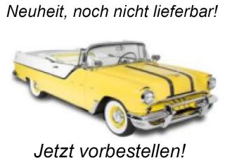 Pontiac Star Chief 1955 Open Convertible, white mist/avalon yellow SunStar Metallmodell 1:18 <br> Availability unknown (not before Q3 2025)