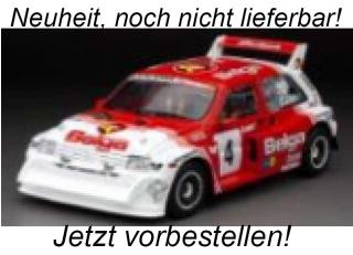 MG Metro 6R4 1986  #4 M.Duez / W.Lux - 2nd Lotto Bianchi Rally, red/white SunStar Metallmodell 1:18<br> Availability unknown (not before Q3 2025)