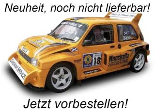 MG Metro 6R4 2010 #18 D.Bogie/E.Sherry,Topaz Donegal International rally, orange SunStar Metallmodell 1:18<br> Availability unknown (not before Q3 2025)
