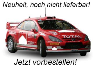 Peugeot 307 WRC #1 2005  M.Gronhölm/T.Rautiainen Winner Rally Japan, red SunStar Metallmodell 1:18 Availability unknown (not before December 2025)