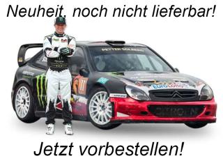 Citroën Xsara WRC 2016  #11 P.Solberg/Gymkhana Grid mit Peter Solberg Figur SunStar Metallmodell 1:18 Availability unknown (not before December 2025)