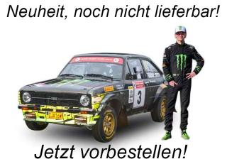 Ford Escort RS1800 #3 2023 O.Solberg/E.Edmondson Roger Albert Clark Rally mit Oliver Solberg Figur SunStar Metallmodell 1:18  Date de parution inconnue (pas avant décembre 2025)