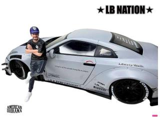 Figur Liberty Walk *LB NATION* - 1 American Diorama 1:18 (Auto nicht enthalten!)