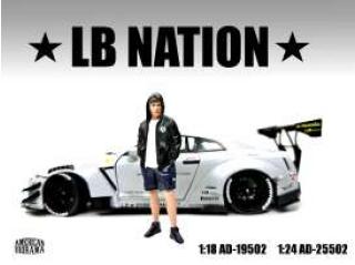 Figur Liberty Walk *LB NATION* - 2 American Diorama 1:18 (Auto nicht enthalten!)