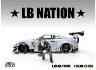 Figur Liberty Walk *LB NATION* - 4 American Diorama 1:18 (Auto nicht enthalten!)