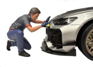 DarwinPro x Teckwrap Figur - 1 American Diorama 1:18 (Auto nicht enthalten!)