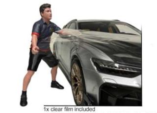 DarwinPro x Teckwrap Figur - 4 American Diorama 1:18 (Auto nicht enthalten!)