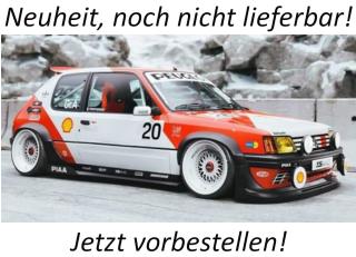Peugeot 205 GTI weiß/rot #20 S1801719 Solido 1:18 Metallmodell  Liefertermin nicht bekannt (nicht vor 1. Quartal 2026)