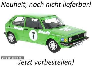 VW Golf I Gr.2, 3 Städte Rally, 1981, #7, A.Stock/P.Schmuck MCG 1:18 Metallmodell, Türen und Hauben nicht zu öffnen  Date de parution inconnue