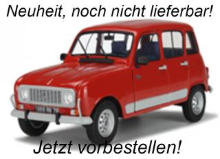 Renault R4 GTL rot S1200201 Solido 1:12 Metallmodell <br> Liefertermin nicht bekannt (nicht vor 1. Quartal 2024)