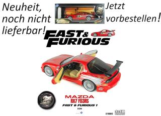 MAZDA RX7 FD3RS FAST AND FURIOUS 1 DOM S1810610A Solido 1:18 Metallmodell Liefertermin nicht bekannt (nicht vor 4. Quartal 2026)