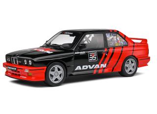 BMW E30 M3 ADVAN DRIFT Team, 1990, schwarz, S1801521 Solido 1:18 Metallmodell