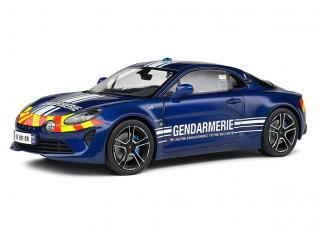 Alpine A110 Gendarmerie blau, 2022 S1801616 Solido 1:18 Metallmodell