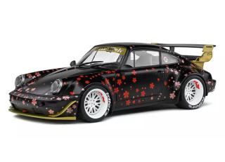 Porsche RWB schwarz AOKI Version 2021 Solido 1:18 Metallmodell