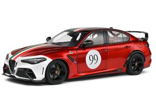 Alfa Romeo Giulia GTA M 2002 rot - Tricolore Mugello 1969 Livery Solido 1:18 Metallmodell