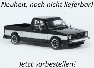 VOLKSWAGEN CADDY MK.1 SOLIDO WORKS BLACK 1982 Solido 1:18 Metallmodell Liefertermin nicht bekannt