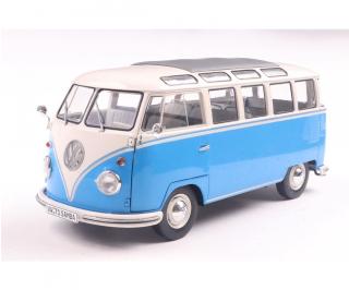 VW T1 21 WINDOWS BUS  blau/weiß S1813401 Solido 1:18 Metallmodell
