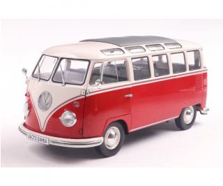 VW T1 21 WINDOWS rot/weiß S1813402 Solido 1:18 Metallmodell