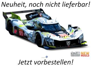 PEUGEOT 9X8 GREY VERGNE / JENSEN / DI RESTA #93 QATAR 2025 S1812501 Solido 1:18 Metallmodell Liefertermin nicht bekannt (nicht vor Juni 2026)