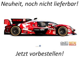 TOYOTA GR010 HYBRID LMDh Hypercar RED KOBAYASHI / CONWAY / DE VRIES #7 LE MANS 2025 S1815301 Solido 1:18 Metallmodell Availability unknown (not before June 2026)