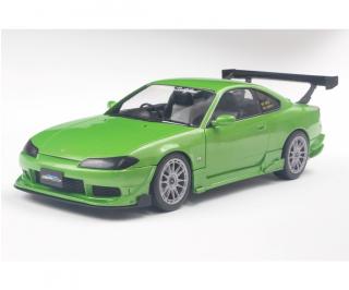Nissan Silvia S15 SPEC-R AERO grün S1812203 Solido 1:18 Metallmodell