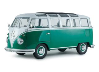 VW T1 samba grün/weiß 1962 S1813403 Solido 1:18 Metallmodell