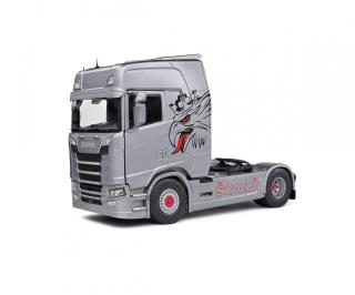 Scania S770 Highline Custom silber Solido 1:24  Metallmodell