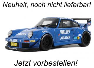 Porsche 911 RWB OSHO ARROW BLUE GT Spirit 1:18 Resinemodell (Türen, Motorhaube... nicht zu öffnen!)