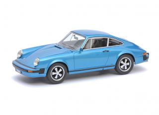 Porsche 911 Coupé (1977), blau LIMITED EDITION 500 Schuco ProR.18 Resinemodell 1:18 (Türen, Motorhaube... nicht zu öffnen!)