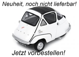 Isetta Velam 1955 weiß Schuco ProR.18 Resinemodell 1:18 (Türen, Motorhaube... nicht zu öffnen!)  Liefertermin nicht bekannt