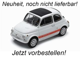 Fiat 500 Abarth 595 SS 1965 Schuco 1:18 Pro.R18 Resinemodell <br> Date de parution inconnue