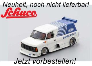 Ford Transit Supervan 2 1984 Schuco ProR.18 Resinemodell 1:18 (Türen, Motorhaube... nicht zu öffnen!) <br> Availability unknown