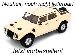 Lamborghini LM 002 (sand) Schuco ProR.18 Resinemodell 1:18 (Türen, Motorhaube... nicht zu öffnen!) <br> Liefertermin nicht bekannt