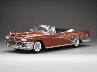 Buick Limited Riviera Open Convertible 1958  garnet red SunStar Metallmodell 1:18