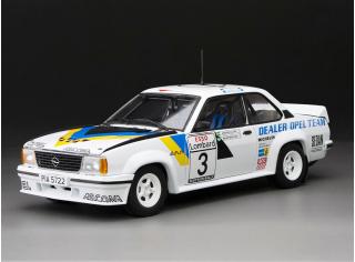 Opel Ascona 400 #3 A.Kulläng/B.Berglund, Esso Lombard RSAC Scottish Rally 1980, white/blue/yellow SunStar 5452 Metallmodell 1:18