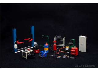 Werkzeug-Set - GARAGE KIT SET Version 2 AUTOart 1:18