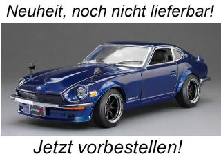 Datsun Fairlady Z (S30), midnight blue SunStar Metallmodell 1:18 <br> Liefertermin nicht bekannt