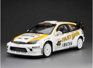 Ford Focus RS WRC 2006  #46 V.Rossi/C.Cassina Monza Rally Show, white/yellow SunStar 3882 Metallmodell 1:18
