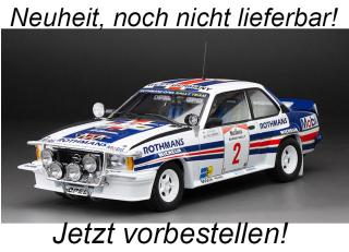 Opel Ascona 400 1983  #2 A.Vatanen/T.Harryman, Winner Marlboro Safari Rally, white/red/blue SunStar Metallmodell 1:18 <br> Liefertermin nicht bekannt (nicht vor 3. Quartal 2025)