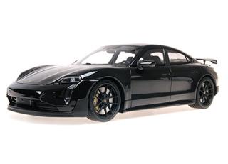 PORSCHE TAYCAN TURBO GT - 2024 - BLACK Minichamps 1:18 Metallmodell, Türen, Motorhaube... nicht zu öffnen