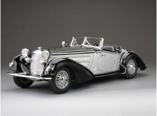 Horch 855 Special Roadster 1939 black/silver SunStar Metallmodell 1:18
