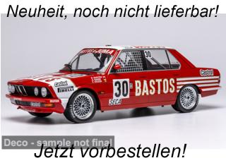 BMW 528i (E28), 24h Spa, 1982, #30 H.Heyer / E.Joosen / A.Hahne IXO 1:18 Metallmodell (Türen/Hauben nicht zu öffnen!)  Liefertermin nicht bekannt