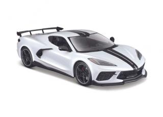 Corvette Stingray Coupe High Wing 2020 weiß Maisto 1:24